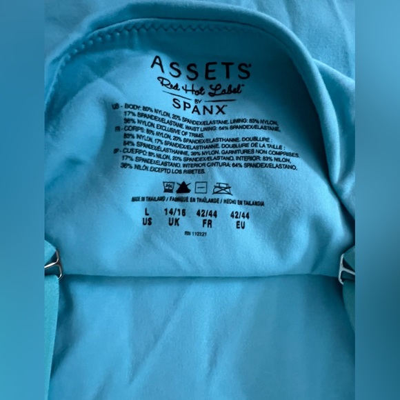 Women's Large Assets By Spanx Blue Top This Cami NWT - Picture 3 of 8